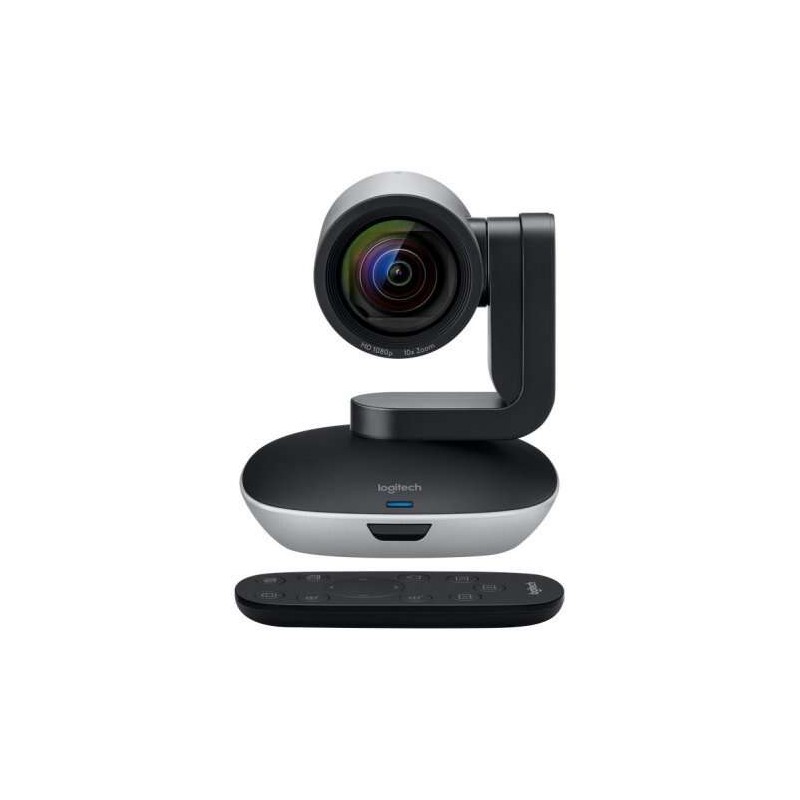 Logitech PTZ Pro 2 Full HD 1080p USB - Panoramica. inclinazione e zoom 10x - Campo visivo 90º - Telecomando - Cavo 3m -