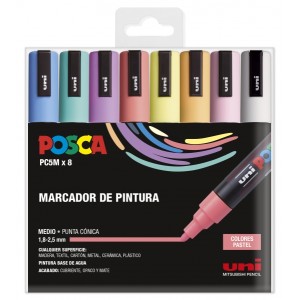 Set di 8 pennarelli Posca...