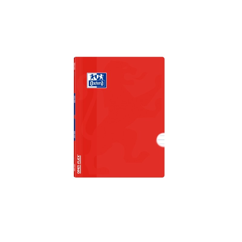 Oxford School Classic Openflex A5+ Quaderno con punti metallici - Copertina in plastica resistente - 1 riga con margine 