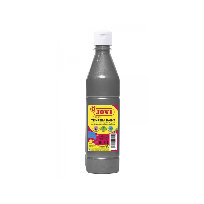 Jovi Tempera Paint Tempera liquida 500ml - A base d'acqua - Pronta all'uso - Elevato potere coprente - Rapida asciugatur
