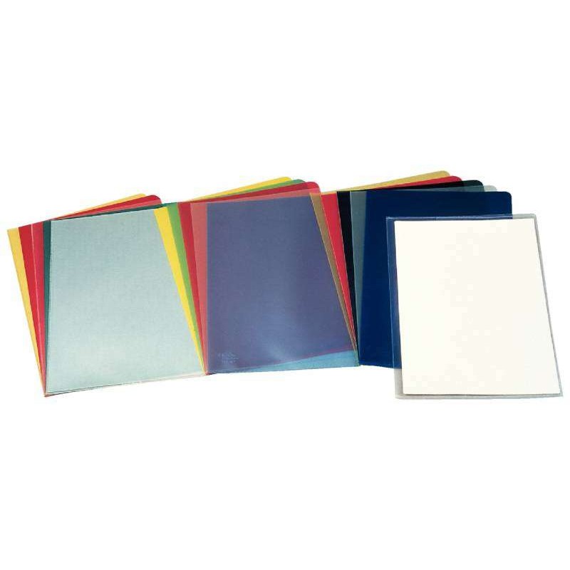 Esselte Dossiers Dossiers Plain PVC Folio Duffle Model 30 180 Micron Box 100 Transparent Folio Size