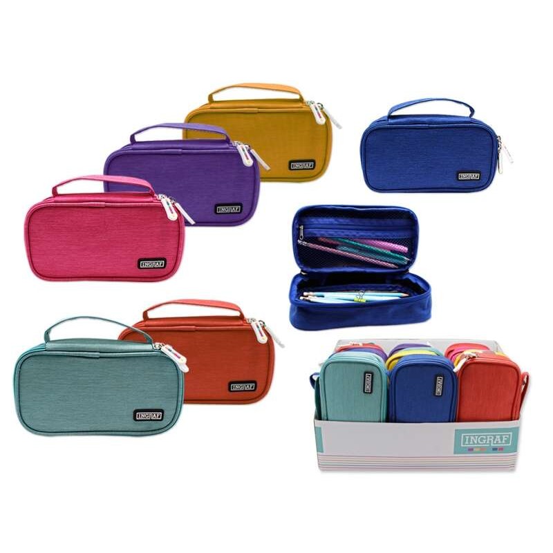 Ingraf Mediterraneo Organiser Bag - Scomparti multipli - Design elegante - Materiale robusto - Chiusura sicura - Colori 