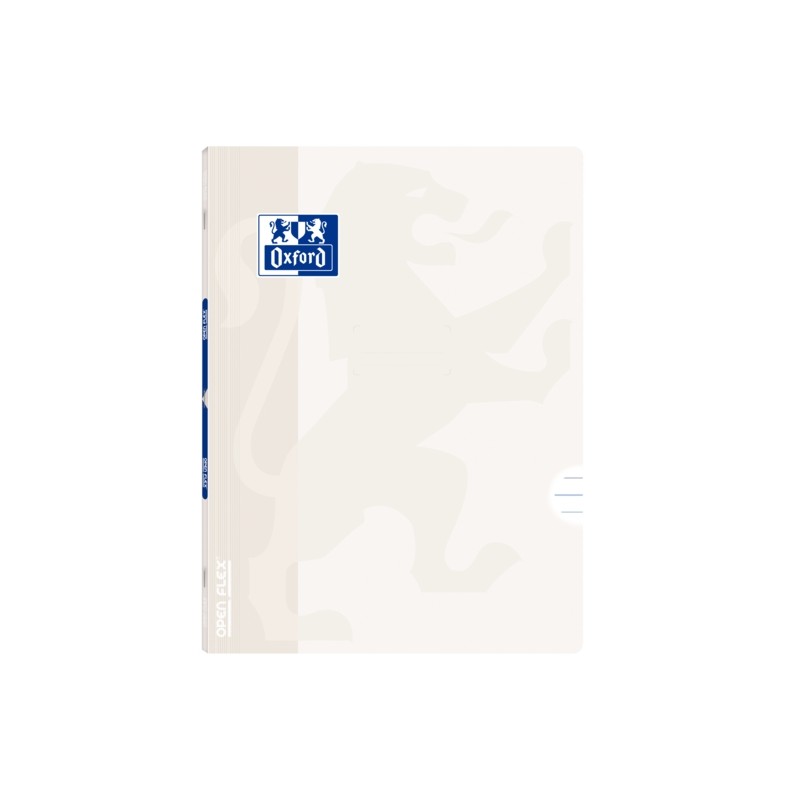 Quaderno Oxford Openflex A4 con punti metallici - Copertina in plastica per uso intensivo - Punti metallici per una magg