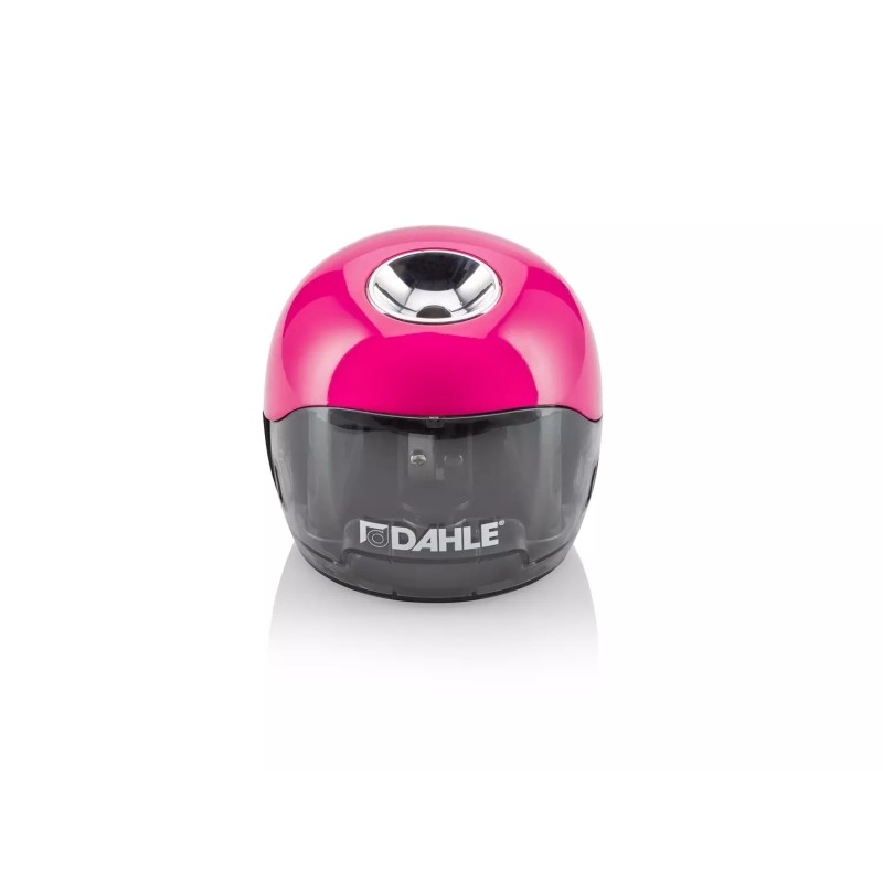 Temperamatite elettrico Dahle 250 - Per matite Ø 8 mm - Ampia tramoggia trasparente - Alimentato da batterie AA - Color