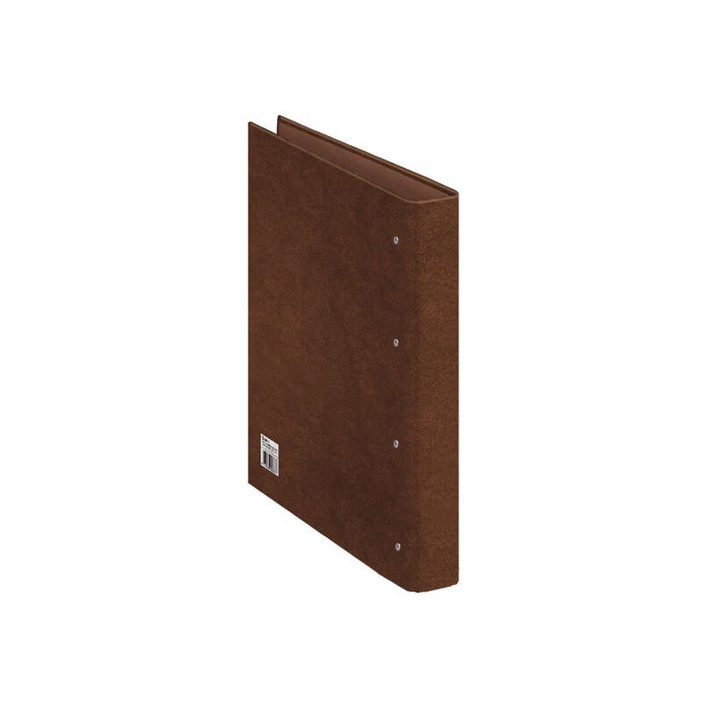 Dohe 4 Ring Binder Mixed 25mm Folio Natural - Cartone foderato - Carta stampata e plastificata - Colore pelle