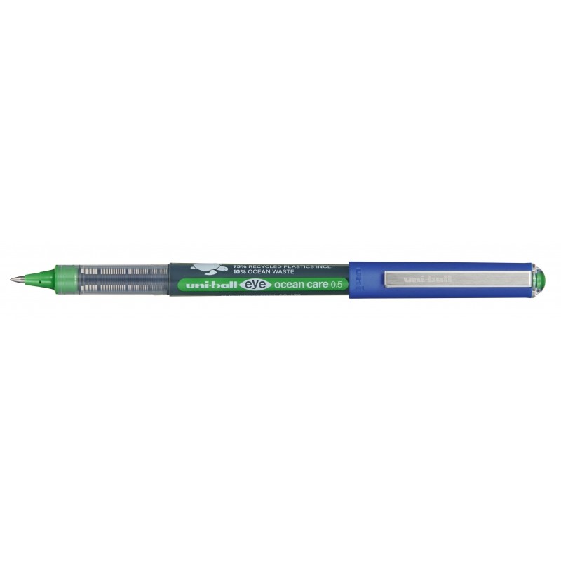 Uni-ball Eye Ocean Care UB-150ROP Penna a sfera a inchiostro liquido - Punta a sfera 0.5 mm - Inchiostro resistente all'