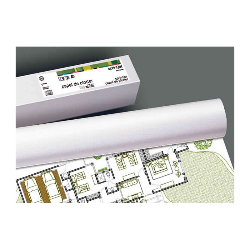 Rotolo di carta Fabrisa Plus per plotter 80gr - Formato 914mm x 50m