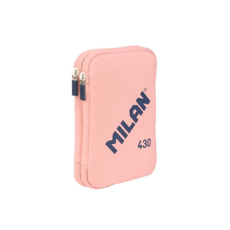 Milan Collection 430 Astuccio a 2 piani con 2 gomme. temperamatite. matita. penna P1 Touch Blue. righello. 12 matite col