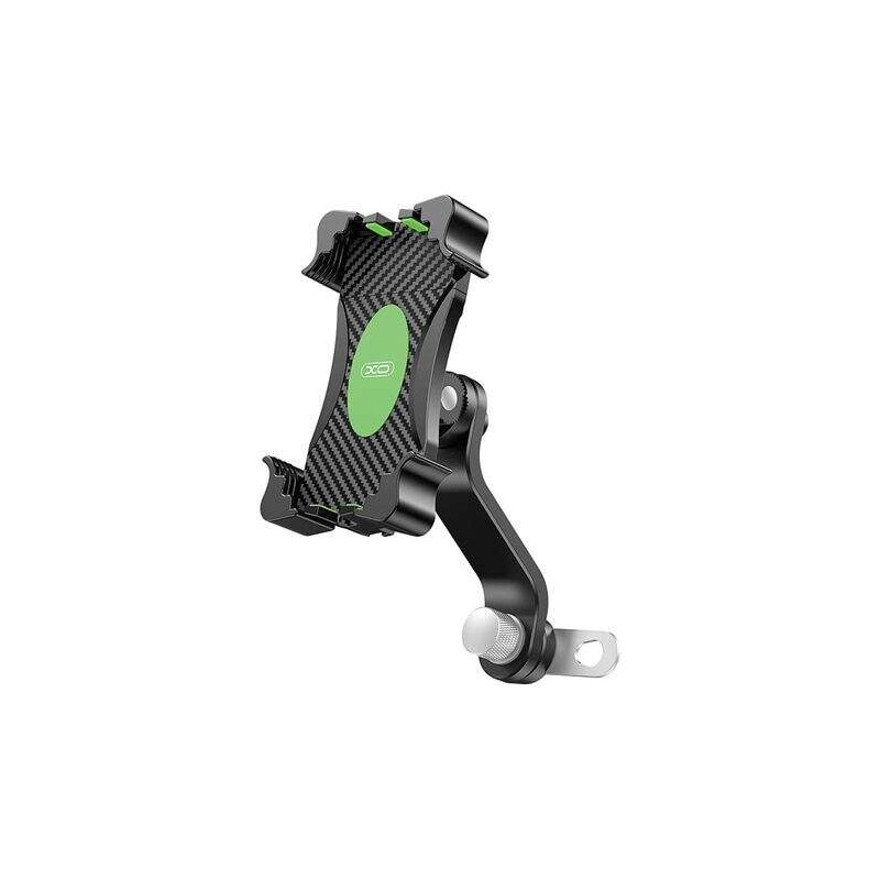 XO Supporto universale per telefono da moto - Larghezza di apertura 65-100 mm - Girevole a 360º - Lunghezza 118x270 mm 