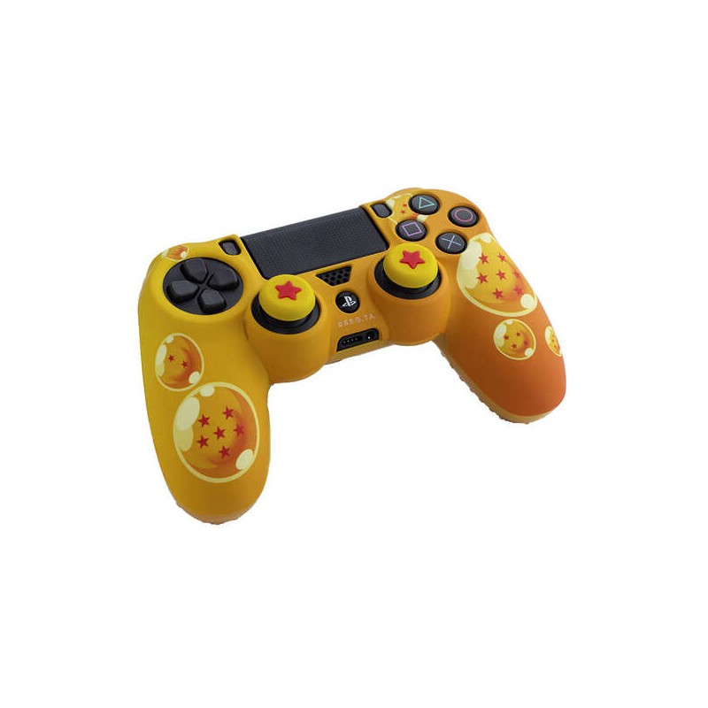 FR-TEC Combo Pack Dragon Ball Z PS4 Custodia rigida protettiva + impugnature per le dita - Design ufficiale Dragon Ball 