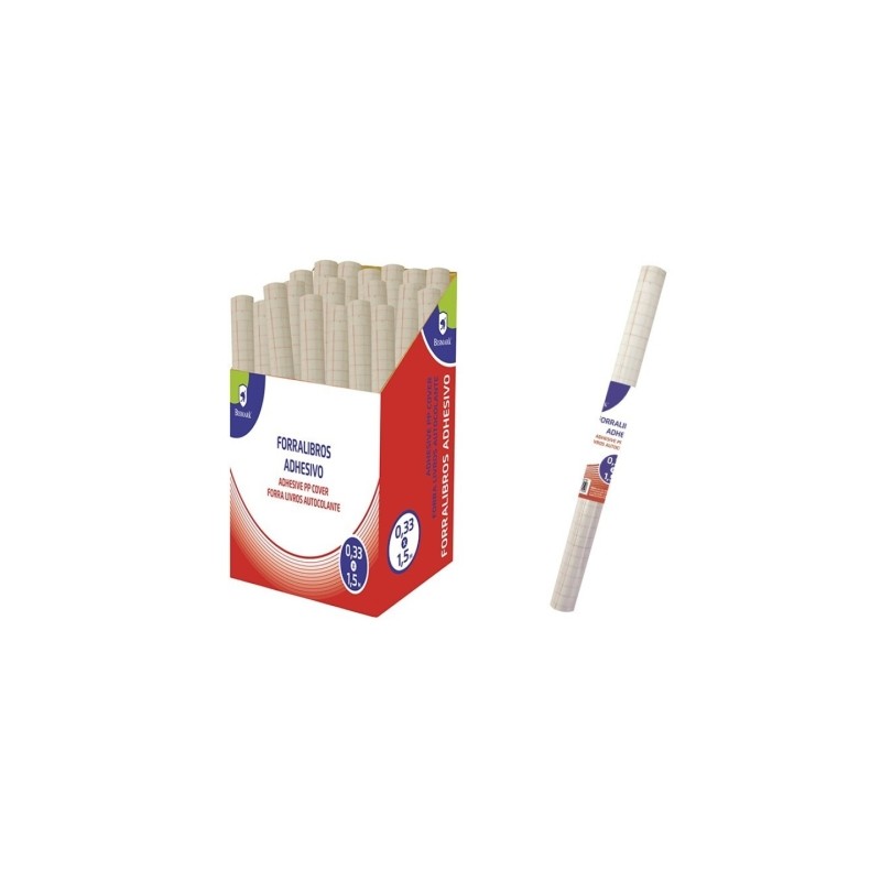 Rotolo di polipropilene Bismark 1.5x0.33 m - Autoadesivo - Griglia di precisione - Trasparente