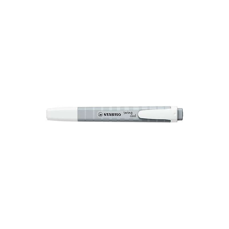 Stabilo Swing Cool Pastel Highlighter - Corpo piatto - Punta smussata - Tratto da 1 a 4 mm - Inchiostro a base d'acqua -