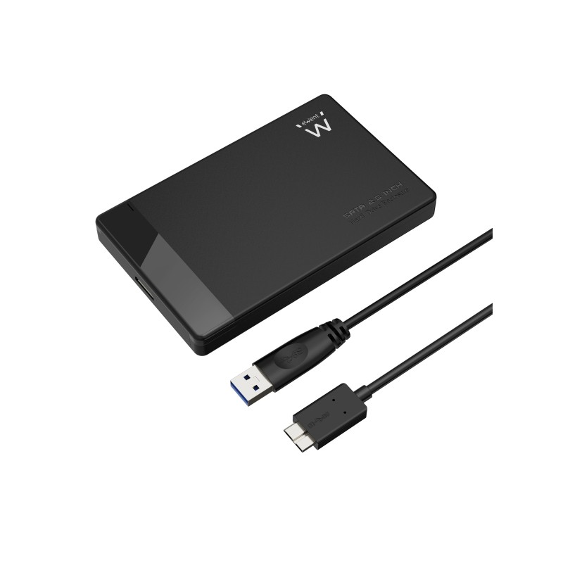 Contenitore esterno USB 3.2 di Ewent - Installazione senza attrezzi - Plug and Play - SATA 2.5 - Colore nero
