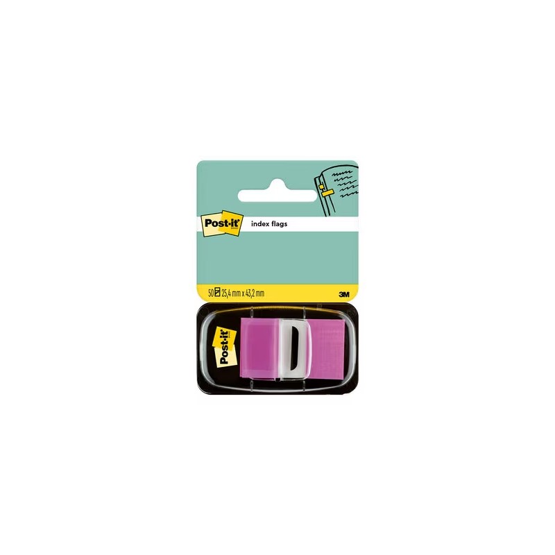 Dispenser per indici Post-it con 50 pennarelli riposizionabili 25.4 x 43.2 mm - Adesione salda - Per segnare. indicare o