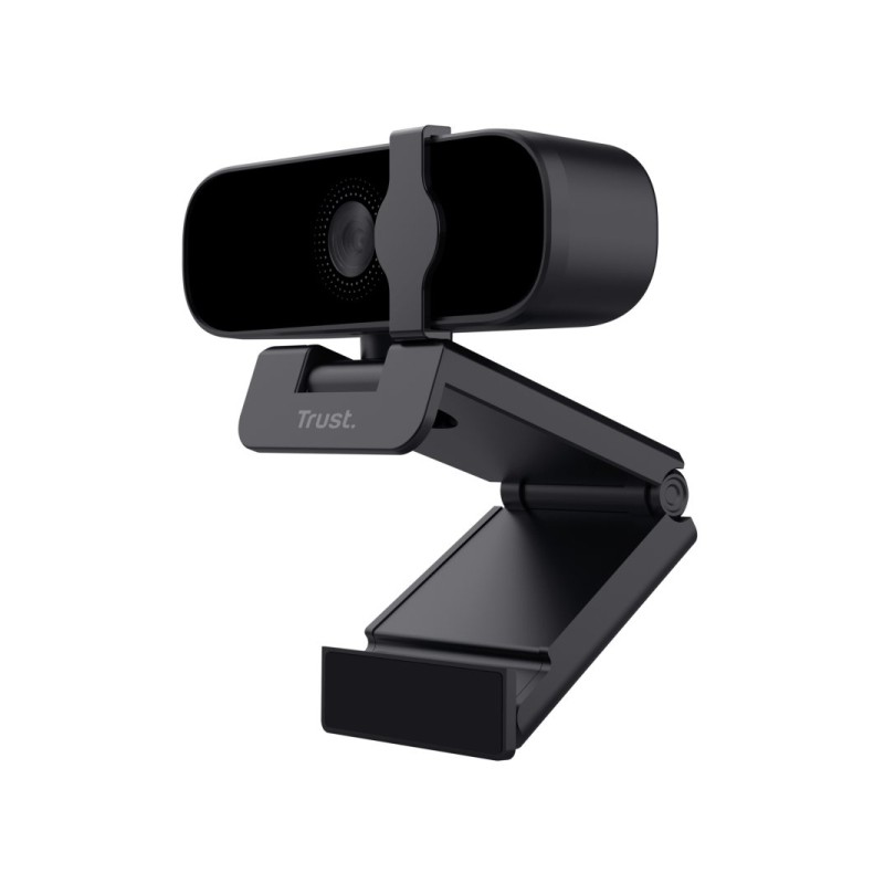 Trust Tanor Webcam FullHD 1080p USB - Messa a fuoco automatica - Campo visivo diagonale di 79º - Microfono incorporato 