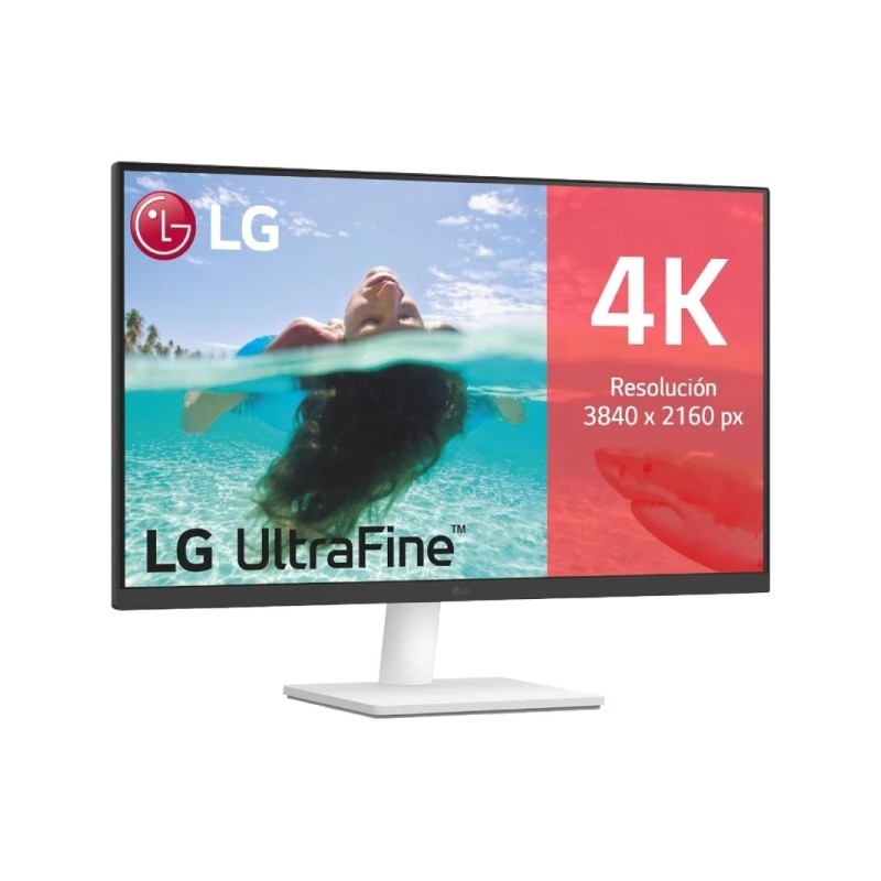 LG UltraFine 27 Monitor LED IPS UltraHD 4K HDR10 - Risposta 5ms - Angolo di visione 178º - 16:9 - HDMI. DisplayPort - V