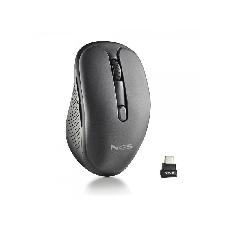NGS Evo Jot Wireless Mouse 1600dpi - Connessioni: 2.4 GHz USB-C + Bluetooth 5.1 + Bluetooth 5.1 - 5 pulsanti - Uso con l