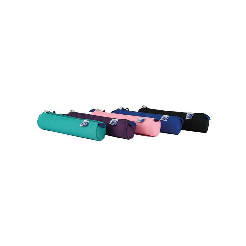 Astuccio per matite rotonde Oxford Kangoo Teens - Banda elastica per fissaggio al taccuino - Colori assortiti