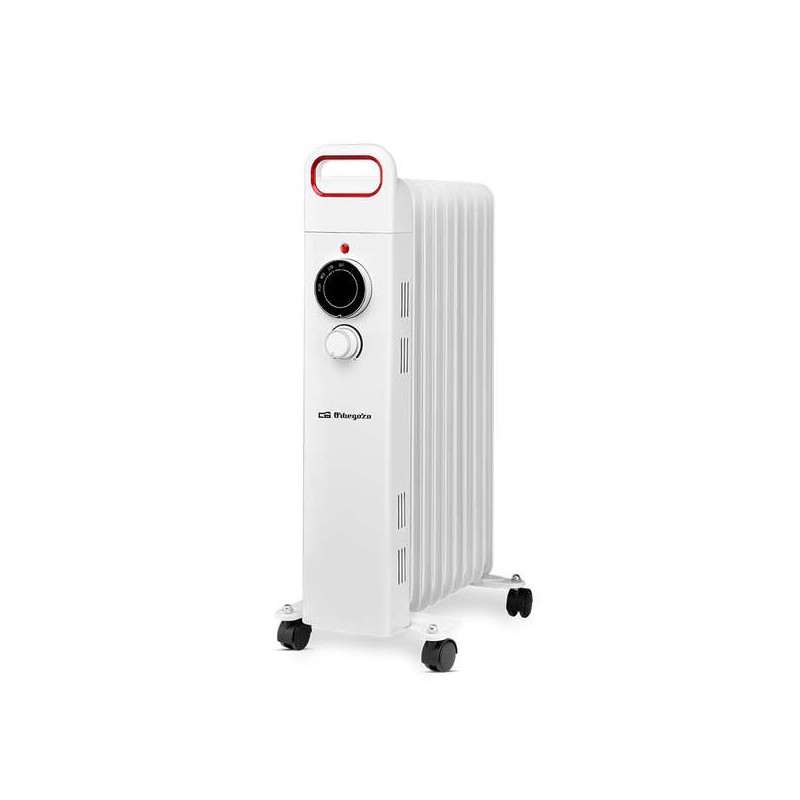 Orbegozo RU 2000 Radiatore ad olio potente e sicuro - Potenza massima 2000W - 9 elementi riscaldanti - Protezione da sur