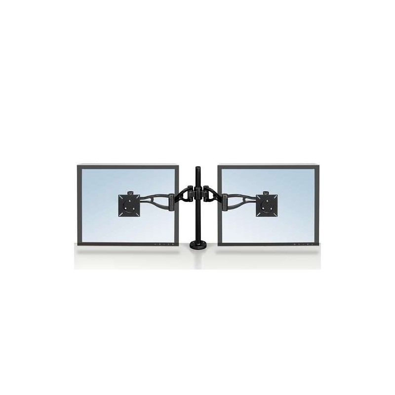 Braccio per doppio monitor Fellowes Professional Series - Regolabile in altezza - Regolabile in profondità - Regolabile