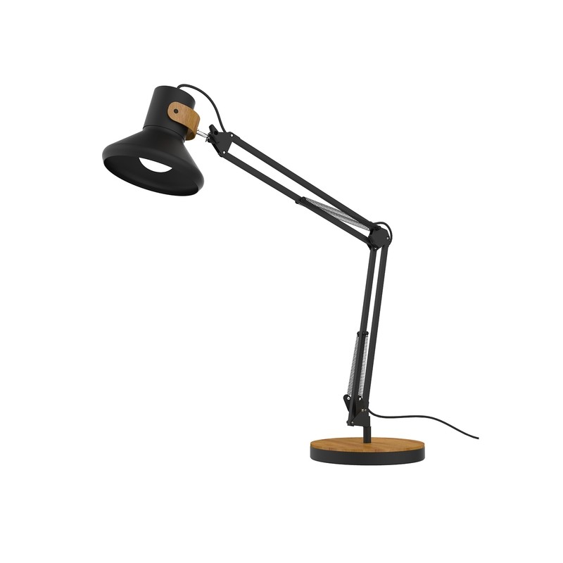 Unilux Baya Bamboo LED Desk Lamp - Design elegante e moderno - Illuminazione LED a risparmio energetico - Braccio flessi