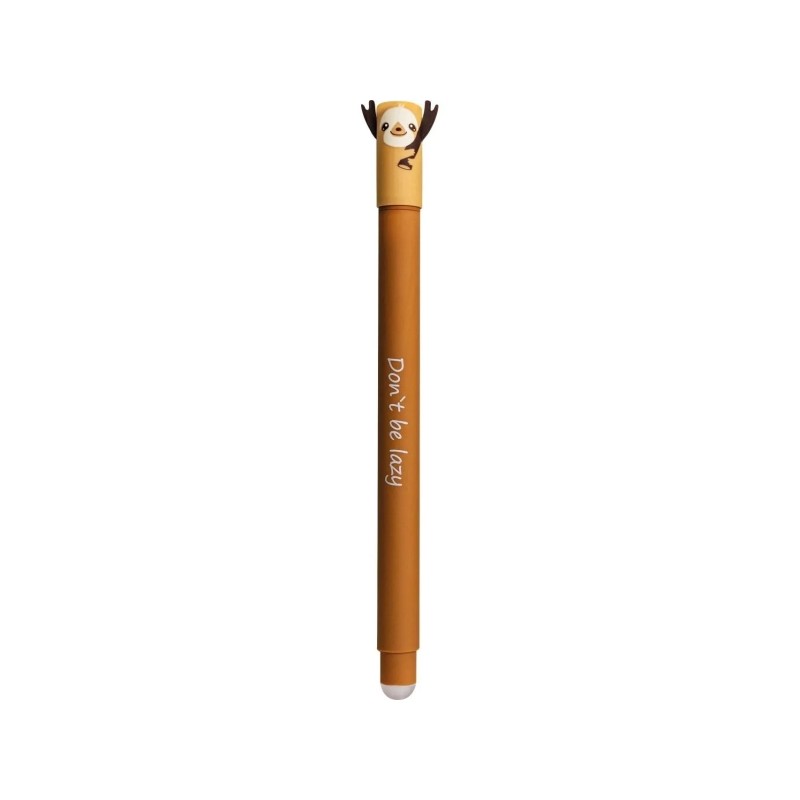 Penna a sfera cancellabile Eberhard Faber Animal Erase It! Inchiostro gel blu - Tratto penna 0.7 mm - Soft Touch - Desig