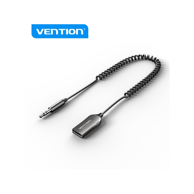 Ricevitore audio USB Bluetooth 5.4 per auto di Vention - Chiamate in vivavoce - Audio Hi-Fi - Doppio accoppiamento - Plu