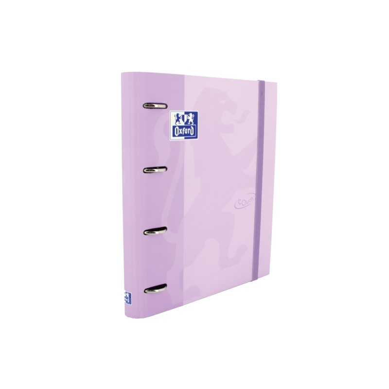 Raccoglitore ad anelli Oxford Europeanbinder Touch A4+ con griglia di ricarica 5x5 - Copertina morbida - Rilegatura elas