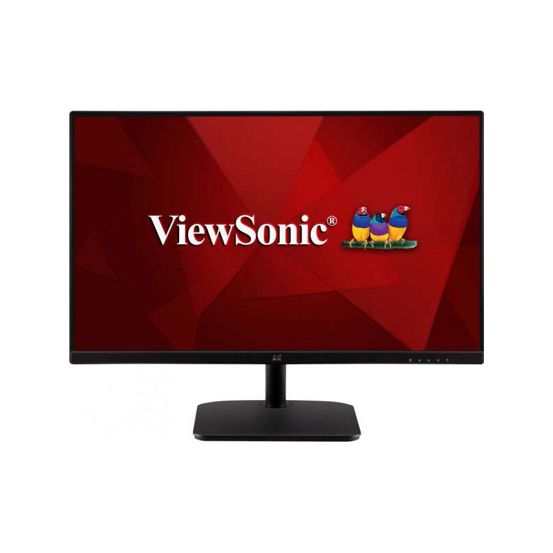 ViewSonic LED Monitor 24 IPS Full HD 1080p - Risposta 4ms - Potenza 4W - 16:9 - HDMI. DP. VGA e 3.5mm - Angolo di vision