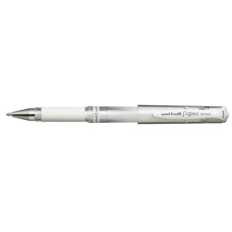 Uni-ball Signo Broad UM-153 Rollerball a inchiostro gel - Punta a sfera 1mm - Tratto stilografico - Impugnatura in gomma