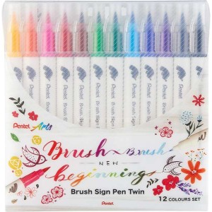 Penna Pentel Brush Sing...