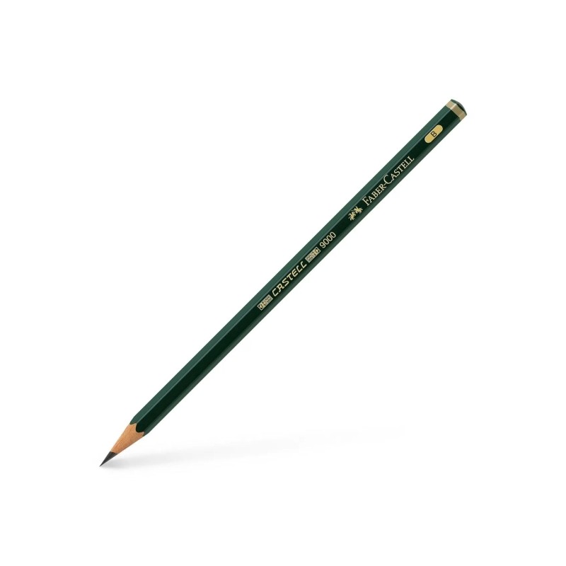 Faber-Castell Castell 9000 Matita di grafite B - Mina resistente alla rottura - Ecologica