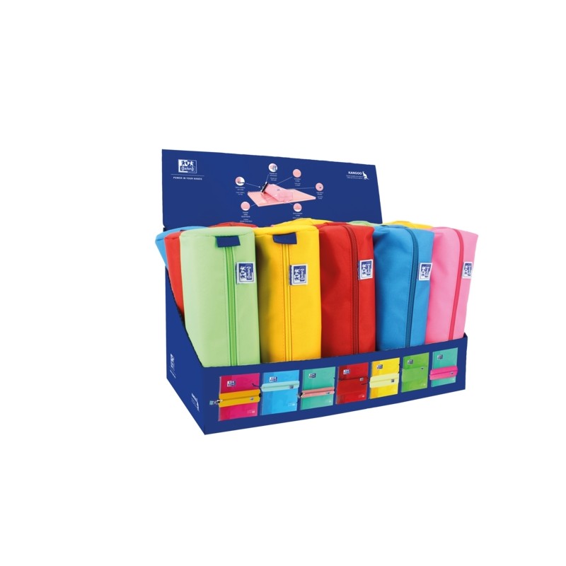 Oxford Kangoo Kids Rts Display Rts 15 Unità - Dimensioni compatte 40x25x24cm - Ideale per organizzare il materiale scol