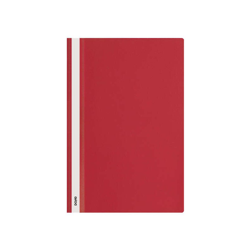 Portadocumenti con chiusura in polipropilene di Dohe Dohe - Formato Folio - Copertina trasparente e retro opaco - Ideale