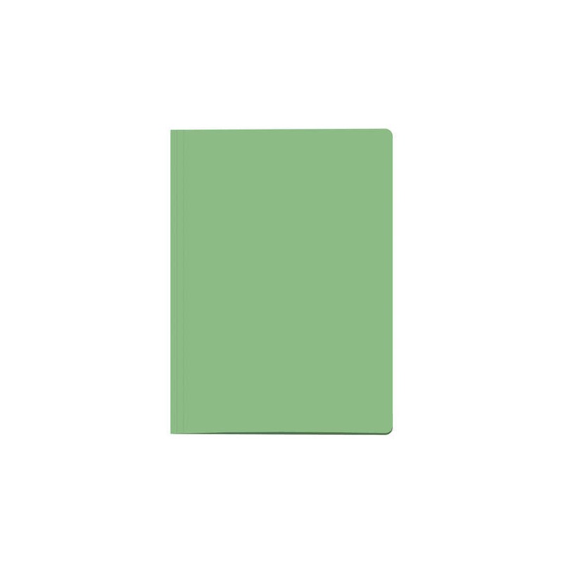 Dohe Confezione da 50 cartelline in cartone - Formato Folio - Fessura per fissaggio - Colore verde chiaro