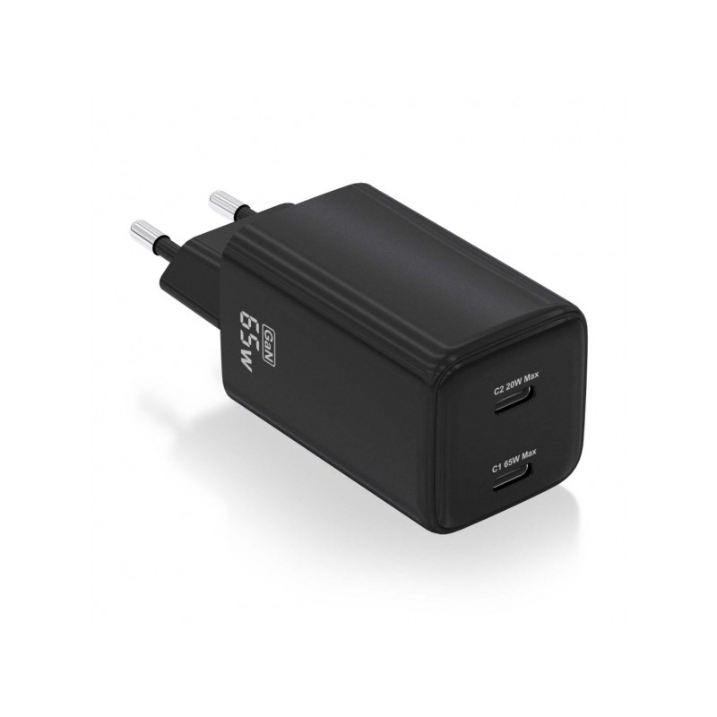 Caricatore Aisens USB-C 65W - Alta efficienza energetica - Tecnologia AI - Protezioni multiple - Ricarica rapida e sicur