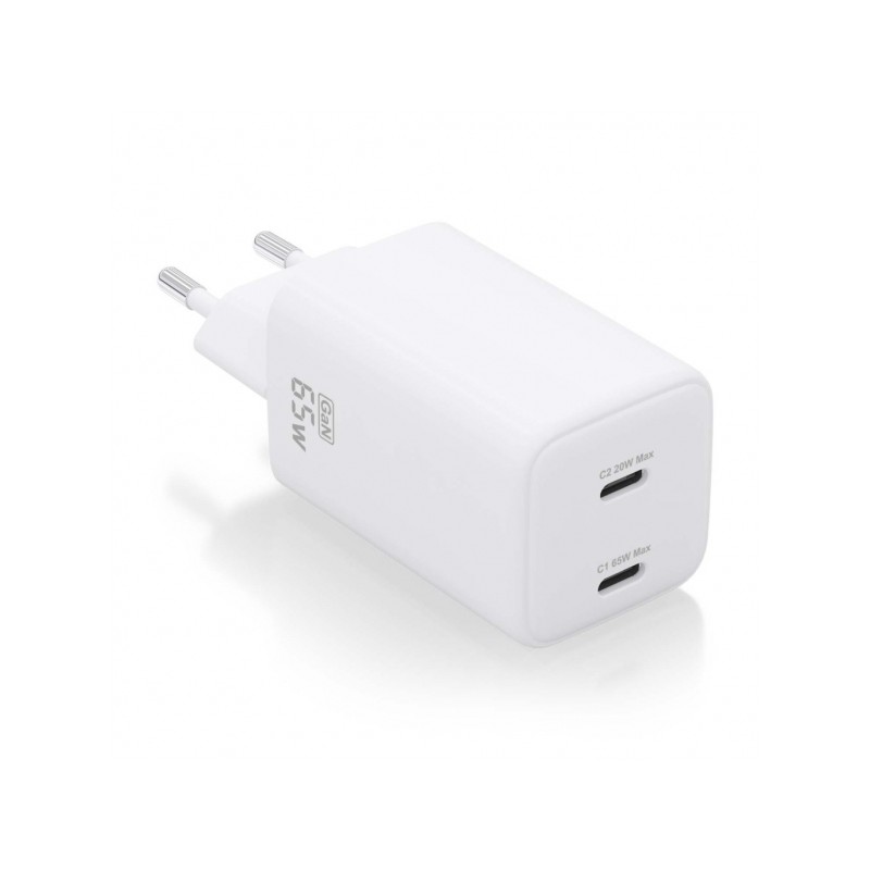 Caricatore Aisens USB-C 65W - Alta efficienza energetica - Tecnologia AI - Protezioni multiple - Ricarica rapida e sicur