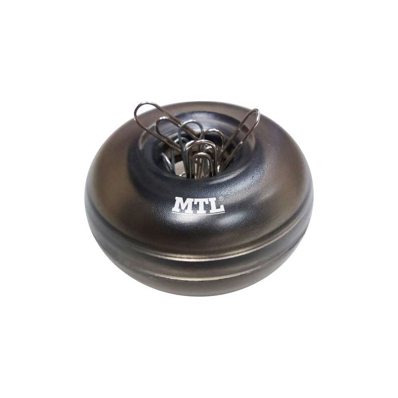 Dohe Supporto magnetico per graffette in plastica traslucida - Include 20 graffette da 28 mm - Pratico e funzionale - Or