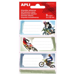 Adesivi scuola Apli Moto -...