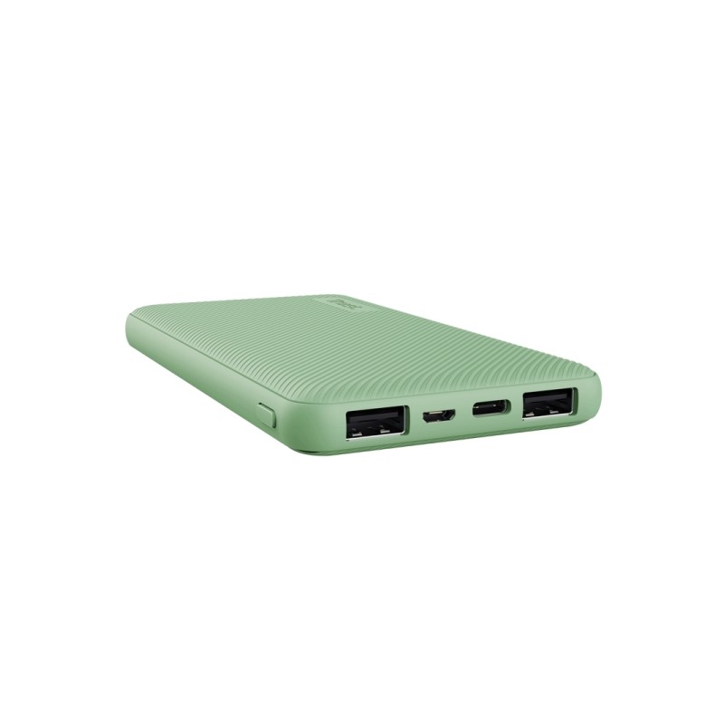 Trust Primo Powerbank 10000mAh - USB. Tipo-C - Carica rapida - Verde