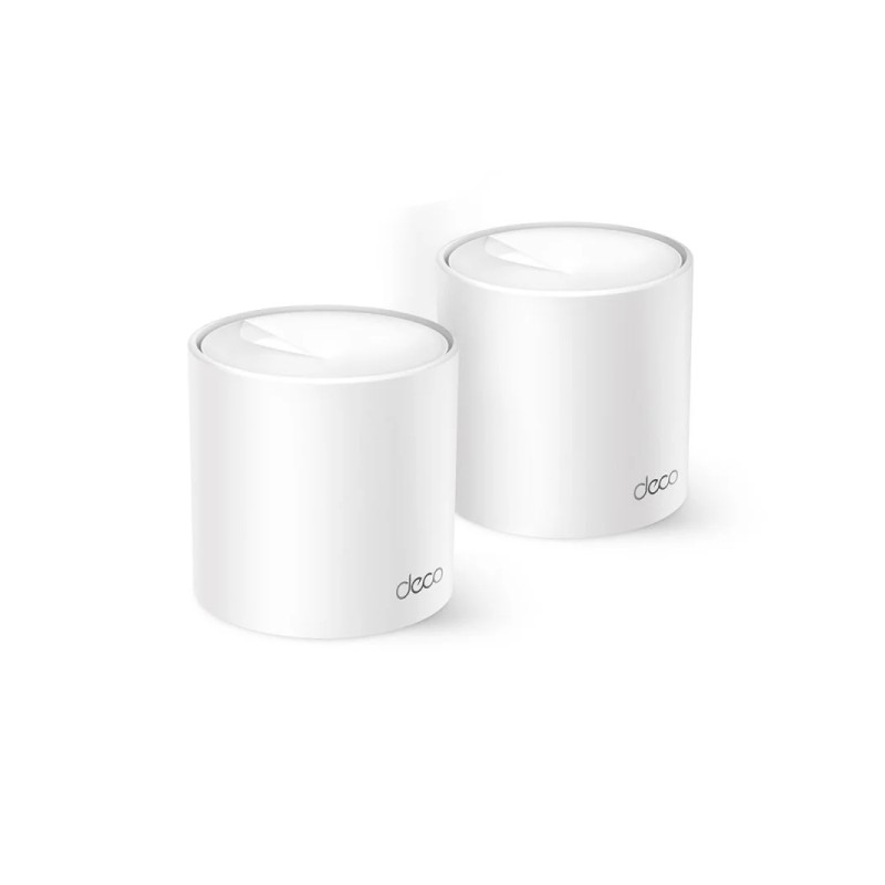 TP-Link Deco X10 2 unità WiFi Mesh AI WiFi Mesh System 6 AX1500 Dual Band - Velocità fino a 1500Mbps - 2 porte RJ-45