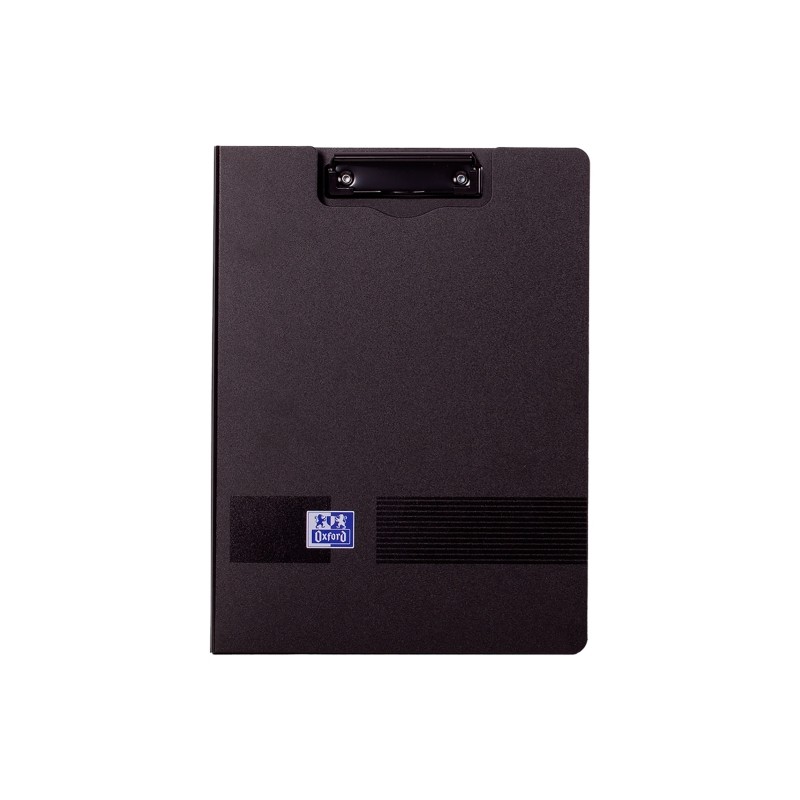 Cartella Oxford Live e Go con clip in metallo - In polistirolo - Tasca interna - Colore nero