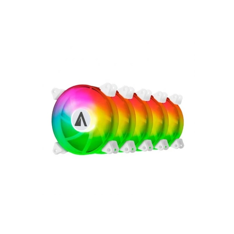 Abysm Gaming Arclight Pack di 5 ventole da 120mm con illuminazione ARGB - Velocità massima 1500rpm - Include controller
