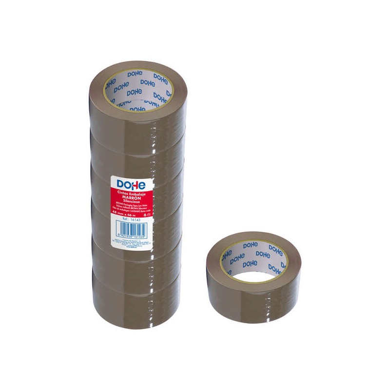 Nastro in polipropilene silenzioso Dohe 48mmx66m - Colore marrone