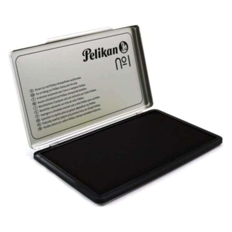 Pelikan Pelikan Stamp Pad N.1 9x16cm - Ideale per timbri da ufficio - Formato compatto - Inchiostro di alta qualità - C