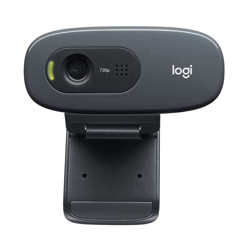 Logitech C270 Webcam HD 720p - 3 Mpx - USB 2.0 - Microfono integrato - Angolo di visione 60º - Messa a fuoco fissa - Ca