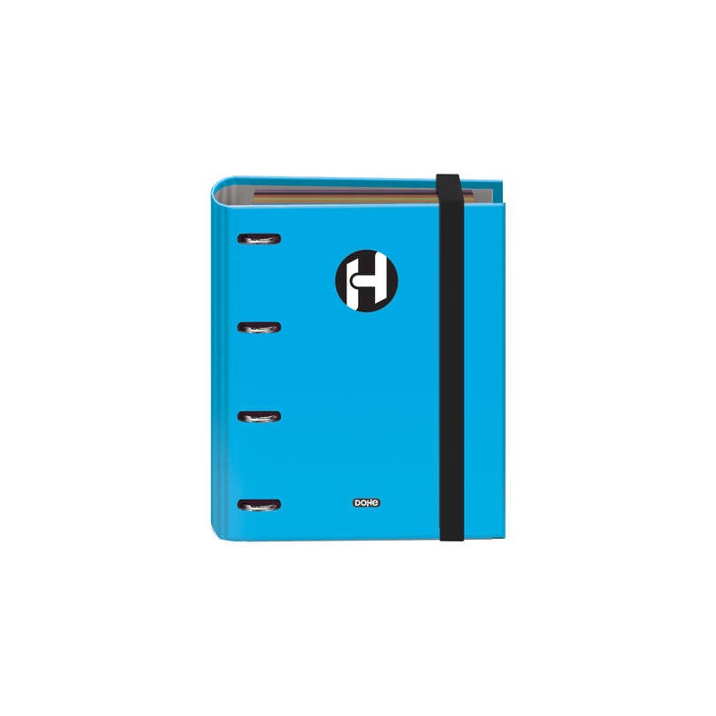 Dohe Icon Series formato A5 raccoglitore a 4 anelli con 4 fori - 4 fori - 4 fori - raccoglitore ad anelli in gomma - rac