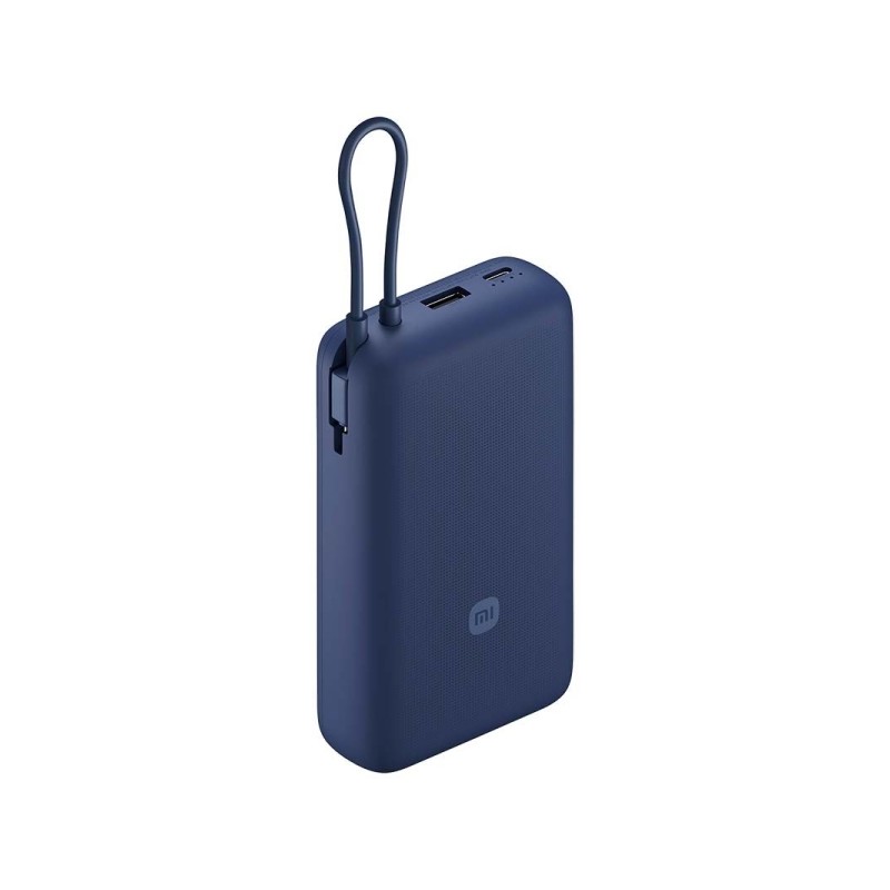 Xiaomi Batteria esterna/Banca di energia 20000 mAh con - Carica rapida 33W - Cavo di ricarica incorporato - Porte 1x USB