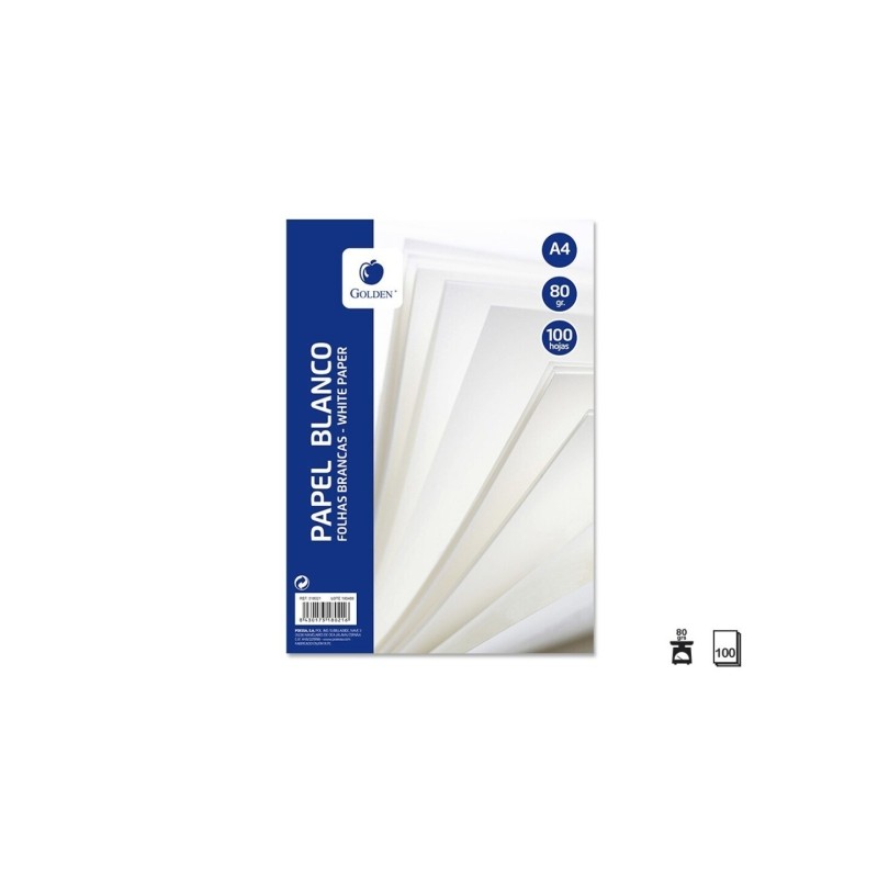 Resmilleria d'oro da 100 fogli 80gr in carta comune - Formato A4
