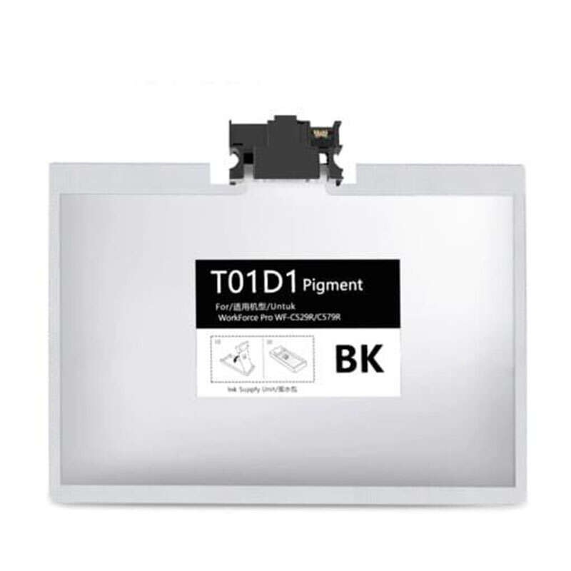 Cartuccia d'inchiostro pigmentato generica Epson T01D1/T01C1 nera - Sostituisce C13T01D100/C13T01C100